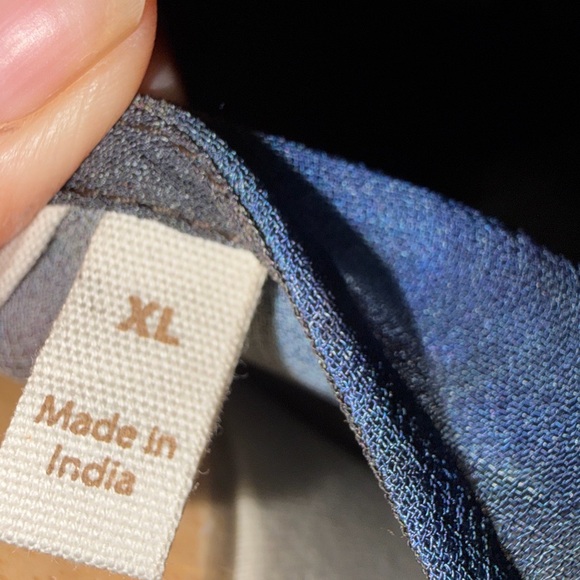 Kimono Patterned Blouse in Purple and Pink - Picture 4 of 5